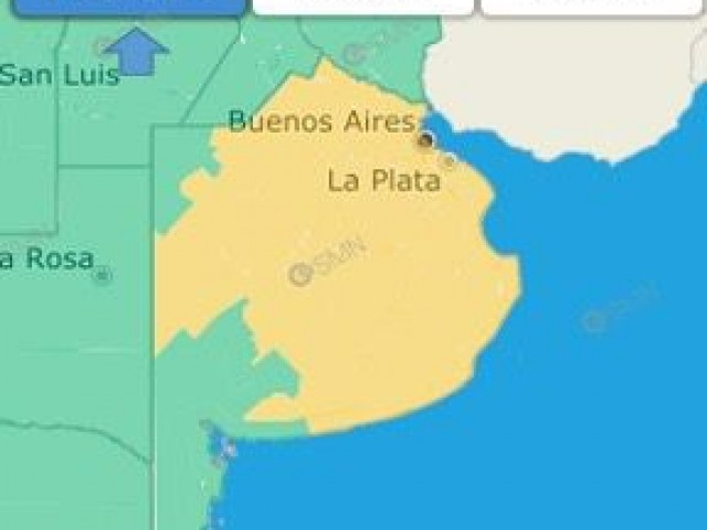 Rige una alerta amarilla para gran parte de la Provincia